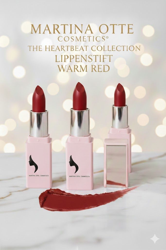 Haltbarer Lippenstift mit perfekter Deckkraft! Warm Red