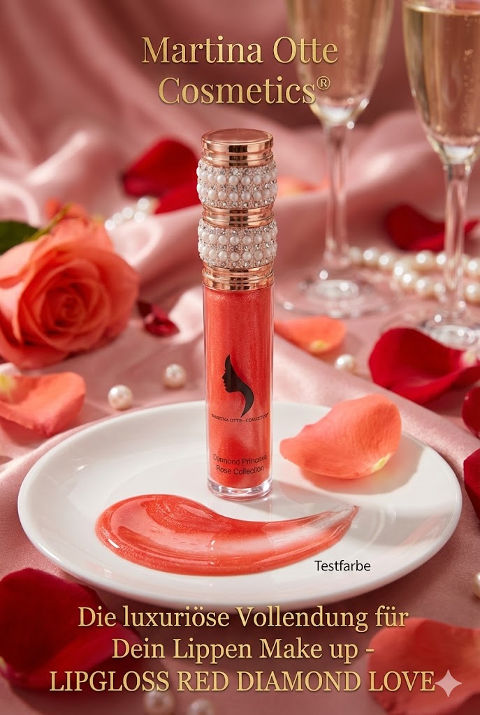 Die luxuriöse Vollendung für Dein Lippen Make up - LIPGLOSS RED DIAMOND LOVE