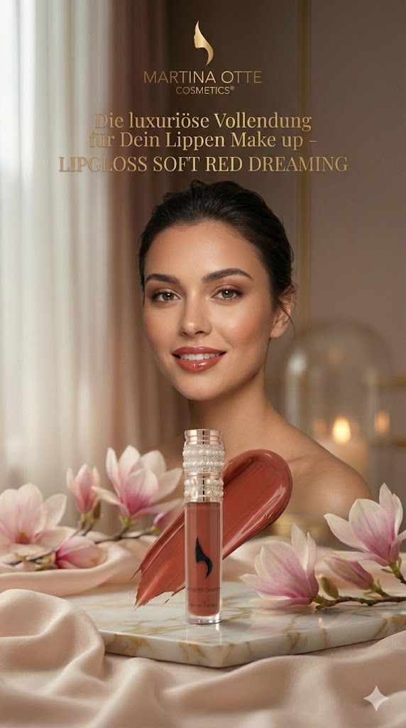 Die luxuriöse Vollendung für Dein Lippen Make up - LIPGLOSS SOFT RED DREAMING