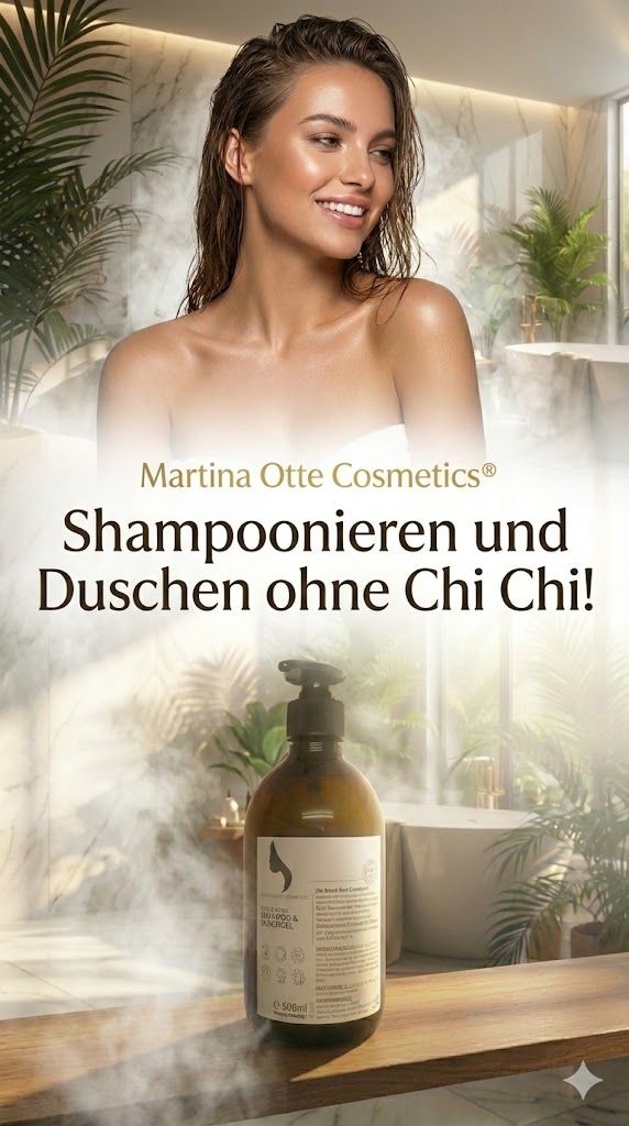 Marvin Muth & Martina Otte Cosmetics® Shampoonieren und Duschen ohne Chi-Chi