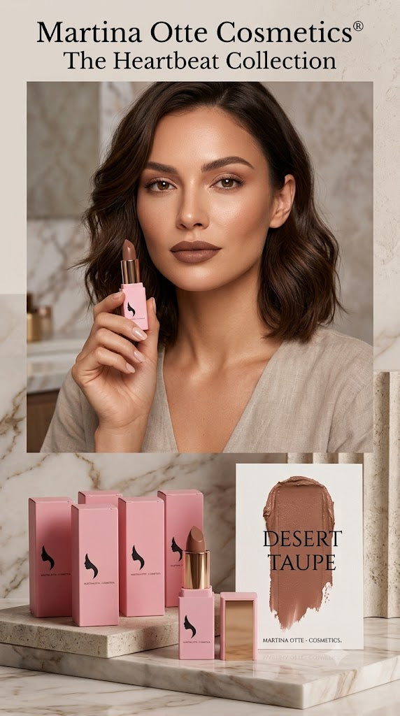 Langtidsholdbar læbestift med perfekt dækkeevne! Desert Taupe