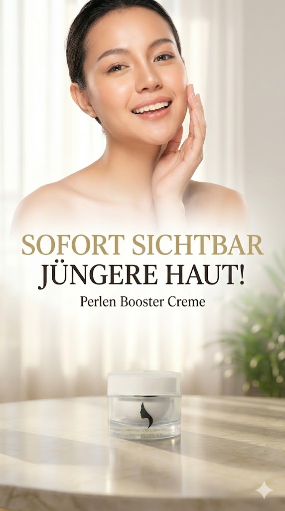 Sofort sichtbar jüngere Haut! Perlen Booster Creme